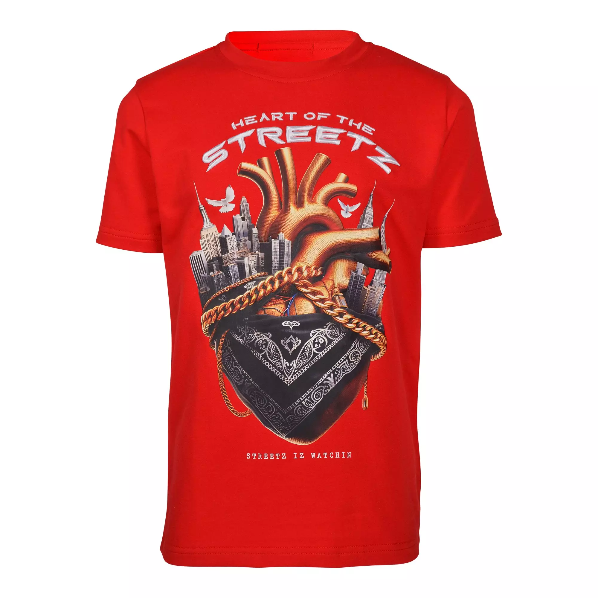 Streetz Iz Watchin Heart Of The Streetz Tee | Hibbett
